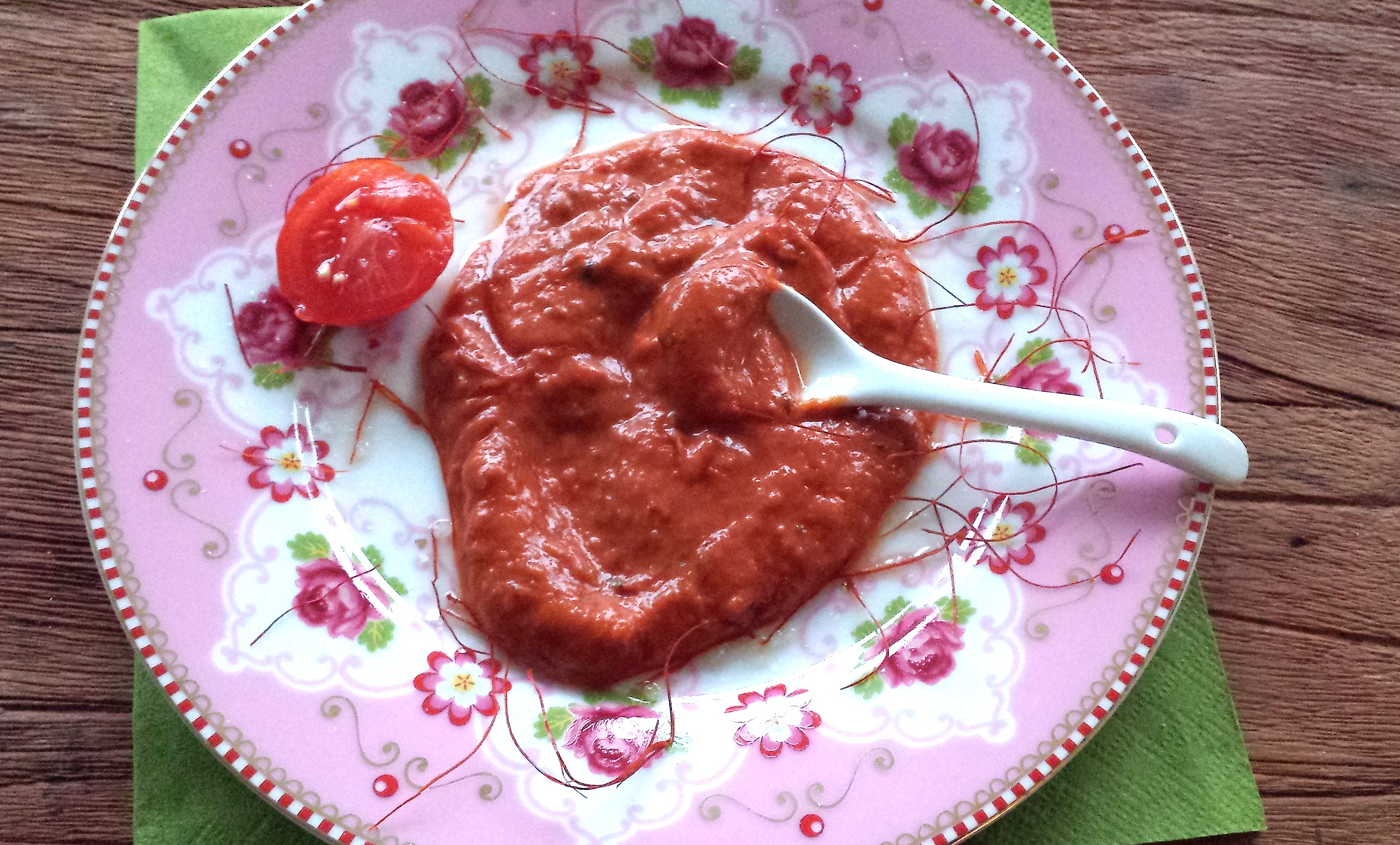 Koriander-Tomaten-Salsa à la aus dem Ärmel geschüttelt